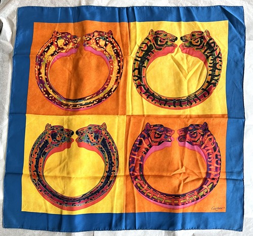 Foulard cartier motifs - cartier, à