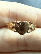 Ancienne Bague Plaquer Or 18k