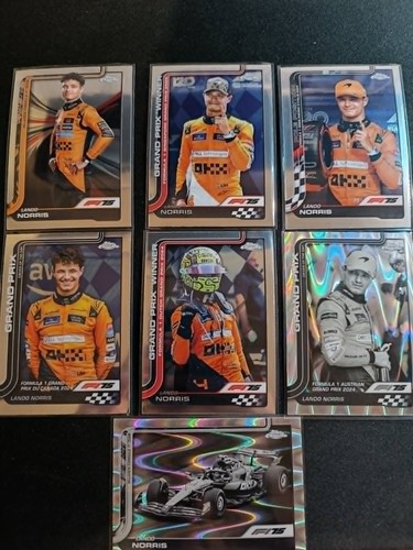 2025 topps chrome lando - 2025, f1