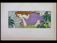 EUGENE GRASSET, ANXIETE - 1898