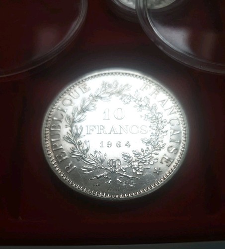 Pièce monnaie argent - argent, 10