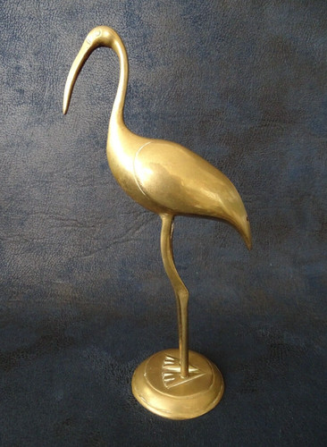 Ancienne statuette heron - ancienne,