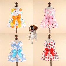 Robe À Fleurs Pour Chien Robe De Princesse À Nœud Robes De Mariée Section /
