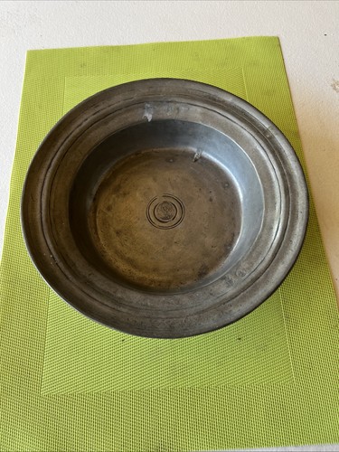 Plat étain ancien - étain,