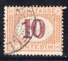 ITALIE ! Timbre ancien de TAXE de 1870 n°6a  double impression du chiffre