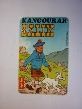 AUTOCOLLANTS  TINTIN  / TINTIN  ILE NOIRE  /  KANGOURAK SALIK / PUBLIART 