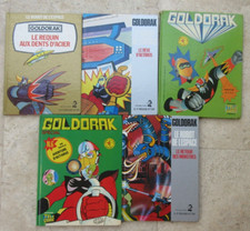 LOT 5 BD LIVRE GOLDORAK VINTAGE TÉLÉ GUIDE G.P. ROUGE ET OR ANTENNE 2 SPÉCIAL