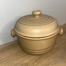 Ancienne Soupière En Grès Atelier D’art Sarreguemines France 