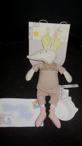 Doudou peluche nine souris - doudou,