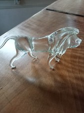 lion en verre objet déco 12