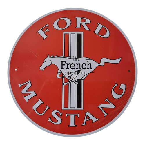 Plaque enseigne ford mustang - enseigne,