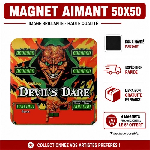 Magnet devil dare gottlieb - devil's,