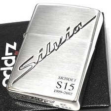 Briquet ZIPPO SILVIA S15 logo ZIPPO Nissan voiture officielle cool silver...