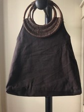 Sac GUERLAIN en toile marron