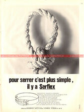 Publicité SERFLEX colliers de serrage Advertising 1971