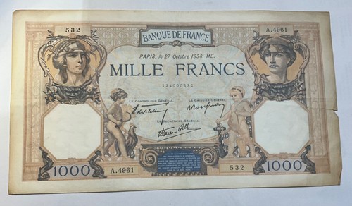 France 1000 francs cérès - -,