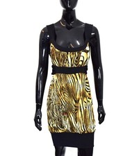 Ed Hardy by Christian Audigier– robe courte taille empire collector motif animal