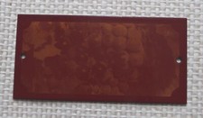 § PH) plaque tôle émaillée