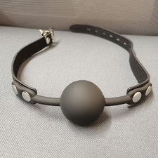 Bouche Ouverte Silicone Boule Gag Bondage BDSM Verrouillable Couples Jeu De Rôle