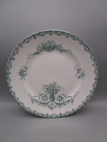 Assiette ancienne faïence - en,