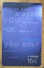 MOBICARTE ORANGE SAINT-VALENTIN SPÉCIMEN MBC MOBI TELECARTE CARTE PHONE CARD GSM