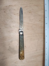 Ancien Couteau De Poche  St Joanis Manche Corne A Saisir 