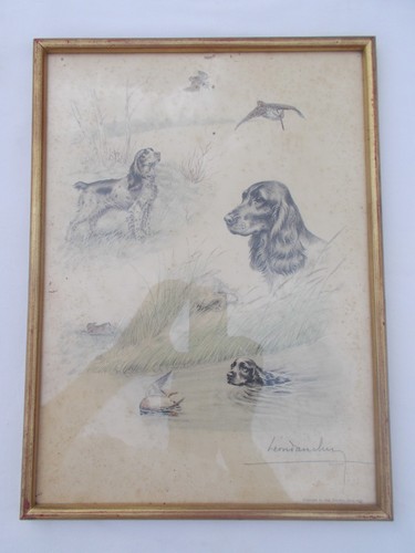 Lithographie signe leon - signe,