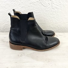 Sezane Boots Black Leather