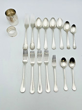 Lot de 18 pièces Christofle en métal argenté et argent massif – 680.011