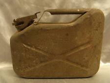 JERRICANE A AUBRY RESERVOIR BIDON ESSENCE TOLE MILITAIRE MILITARIA MOTO JEEP