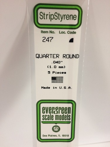 Quart rond 0x350mm ref - de, 1.0x350mm