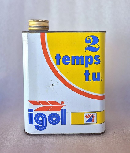 Bidon huile igol temps - bidon, d'huile