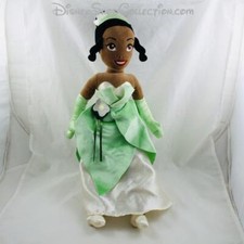 Poupée peluche Tiana DISNEY la Princesse et la grenouille robe verte 55 cm (DOU)