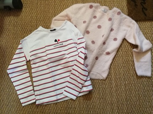Lot pull shirt fille - 2, 12