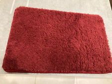 tapis de seuil bordeaux très épais 40x60cm bordé