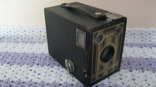 Antique brownie junior box - antique,