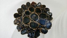 Table D'Appoint En Agate Noire