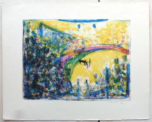 Lithographie jean marzelle - lithographie,