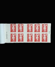 10 timbres neufs autocollants Marianne de Briat à validité permanente 20g