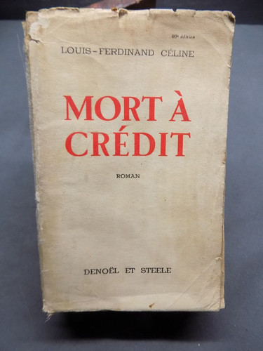 Mort credit roman - a,
