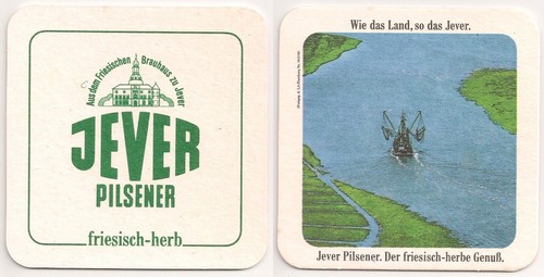 Jever old beer mat like - "like, the