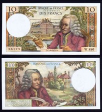 Billet France - 10 Francs Voltaire - 07-06-1973 - W 890 - NEUF - Fay : 62.62
