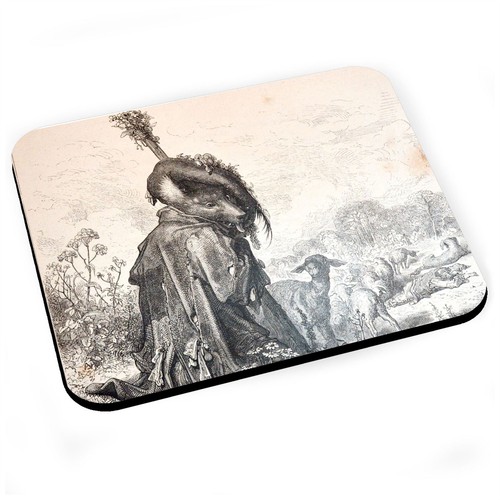 Tapis souris loup - tapis, de