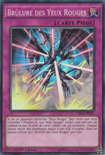Yugioh brulure des - brulure, yeux