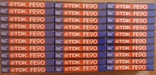 30 K7 CASSETTES AUDIO TDK FE 90  TYPE I  neuves