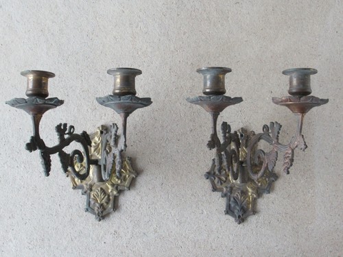 Paire appliques anciennes - paire,