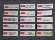 lot 15 étiquettes jukebox strip DISCO PRESSE _ HITS france _ Michel Sardou ...