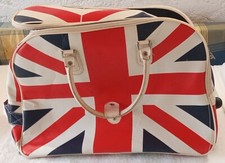 sac de voyage à roulettes vintage drapeau anglais avec tirette