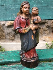 Vierge enfant bois - vierge,