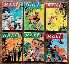 Lot   de   6    KALI    de   1969 / 1970 / 1971  Edit. Jeunesse et Vacances